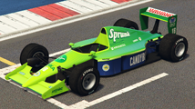 Sprunk 도색이 된 PR4. (후측면 보기)