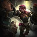 바이 "심문 101" 일러스트 (라이엇 아티스트 메건 'ZeOcelot' 오루크 제작)