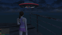 비 오는 날씨에 발생하는 UFO 조우.