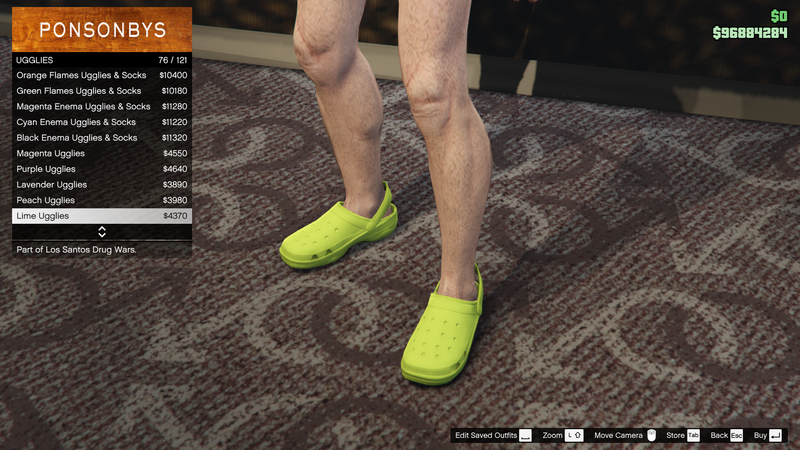 파일:LosSantosDrugWars-GTAOe-MaleShoes-Ugglies75-LimeUgglies.png