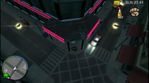 Grand Theft Auto: Chinatown Wars 알곤퀸 Grotti 쇼룸 외부.