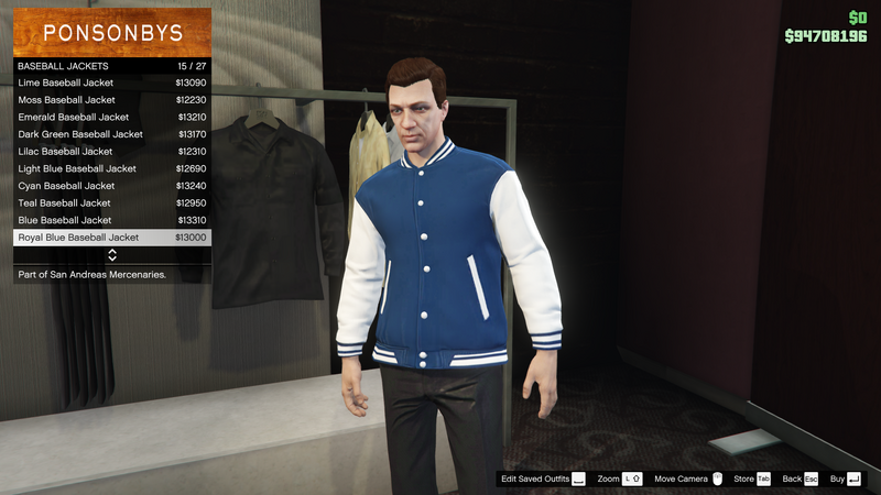 파일:SanAndreasMercenaries-GTAOe-MaleTops-BaseballJackets14-RoyalBlueBaseballJacket.png