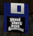 GTA 샌 안드레아스의 3.5인치 플로피 디스크 아이콘.