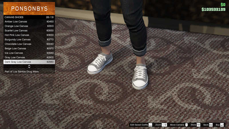 파일:LosSantosDrugWars-GTAOe-FemaleShoes-CanvasShoes53-DarkGrayLowCanvas.png