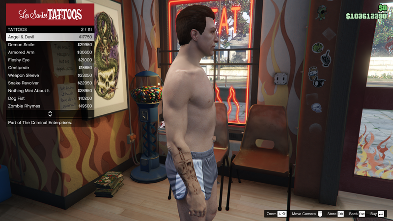파일:TheCriminalEnterprises-GTAOe-MaleTattoos-RightArm2-Angel&Devil.png