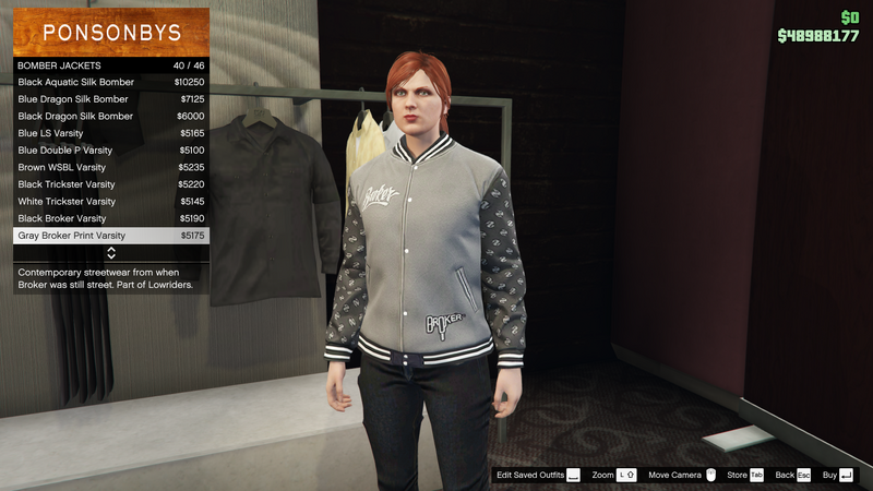 파일:Lowriders-GTAO-FemaleTops-BomberJackets7-GrayBrokerPrintVarsity.png