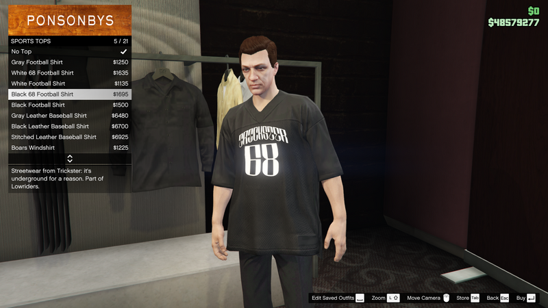 파일:Lowriders-GTAO-MaleTops-SportsTops4-Black68FootballShirt.png