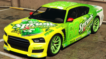 GTA V의 Sprunk Buffalo. (후측면 보기)