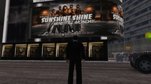 베드포드 포인트에 있는 Sunshine Shine의 광고판. (GTA LCS)