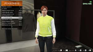 SanAndreasMercenaries-GTAOe-FemaleTops-BaseballJackets5-LimeBaseballJacket.png