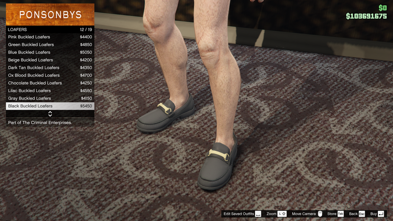 파일:TheCriminalEnterprises-GTAOe-MaleShoes-Loafers11-BlackBuckledLoafers.png