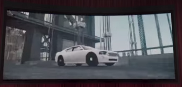 멜트다운 영화에 등장하는 흰색 FIB 버팔로.