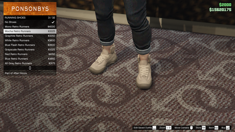 파일:AfterHours-GTAO-FemaleShoes-RunningShoes2-MochaRetroRunners.png