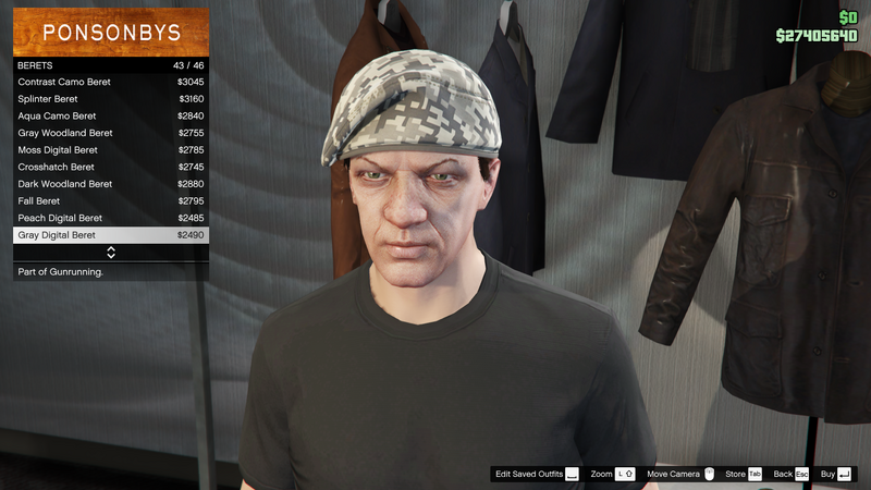 파일:Gunrunning-GTAO-MaleHats-Berets23-GrayDigitalBeret.png