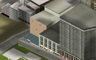 다리가 누락된 스톤턴 쪽 도개교(GTA III 공식 웹사이트에서 볼 수 있는 베타 버전).