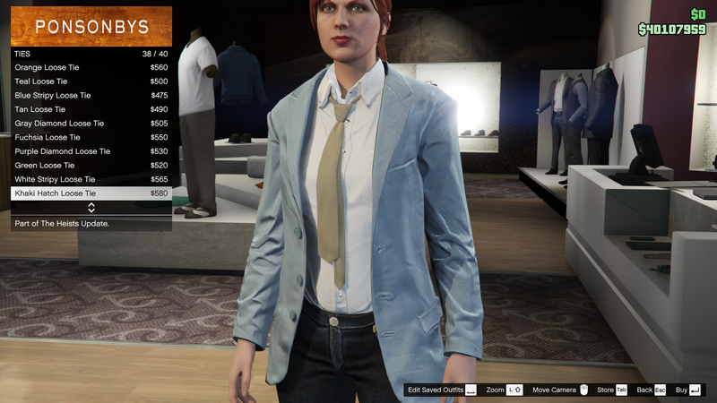 파일:HeistsUpdate-GTAO-FemaleAccessories-Ties37-KhakiHatchLooseTie.png