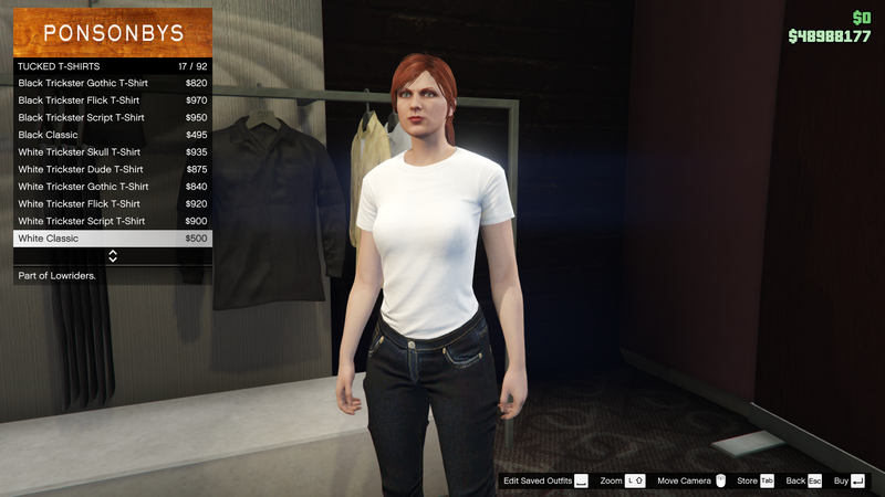 파일:Lowriders-GTAO-FemaleTops-TuckedTShirts12-WhiteClassic.png
