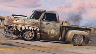 GTA 온라인 락스타 게임즈 소셜 클럽의 시네마틱 프리뷰에 등장하는 슬램밴 커스텀.