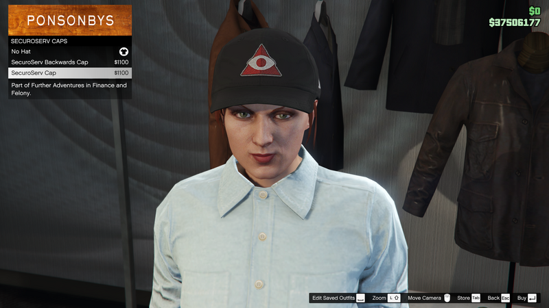 파일:FurtherAdventuresinFinanceandFelony-GTAO-FemaleHats-SecuroServCaps2-SecuroServCap.png