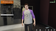 GTA 온라인에서의 Pikeys 티셔츠.