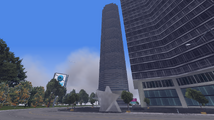 Grand Theft Auto III에서 동쪽에서 본 모닝스타 빌딩.