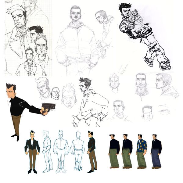 파일:Claude-GTAIII-OriginalSketches.jpg