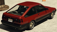 Futo GTX 드리프트 튜닝 차량 후면
