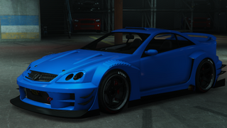 Grand Theft Auto 온라인의 차량 화물 미션에서 볼 수 있는 R4C3R 펠처. (후방 쿼터 뷰)