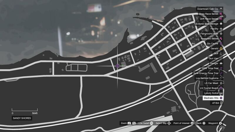파일:MadrazoHits-GTAOee-SandyShores-Map.jpg