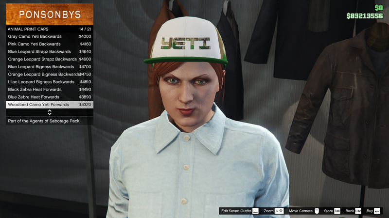 파일:AgentsofSabotage-GTAOe-FemaleHats-AnimalPrintCaps13-WoodlandCamoYetiForwards.png