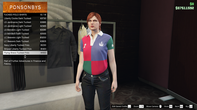 파일:FurtherAdventuresinFinanceandFelony-GTAO-FemaleTops-TuckedPoloShirts3-FlyingBravoTuckedPolo.png