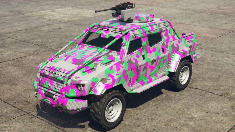 파일:InsurgentPickUpCustom-GTAOe-LiveryFront-Pink&GreenCamo.png