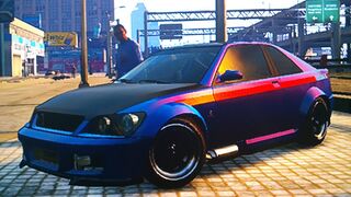 마약 전쟁에서 발견될 수 있는 조합의 한 예시인 전면 및 측면 뷰. (후방 쿼터 뷰)