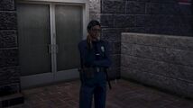 여성 LSPD 경관.