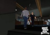 공식 웹사이트의 "Los Santos Police Dept." 섹션 홍보용 스크린샷.