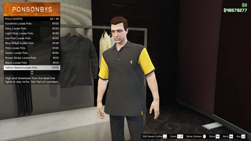 파일:Lowriders-GTAO-MaleTops-PoloShirts15-YellowSleeveLoosePolo.png