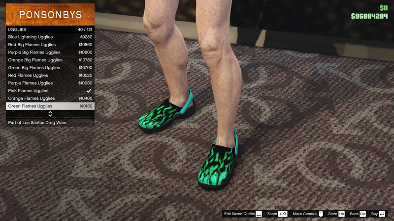 파일:LosSantosDrugWars-GTAOe-MaleShoes-Ugglies39-GreenFlamesUgglies.png