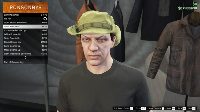 파일:Gunrunning-GTAO-MaleHats-CanvasHats2-OliveBoonieUp.png