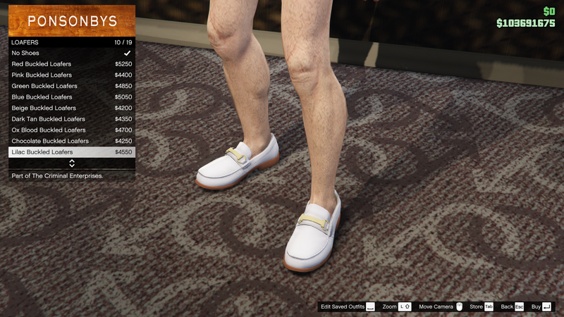 파일:TheCriminalEnterprises-GTAOe-MaleShoes-Loafers9-LilacBuckledLoafers.png