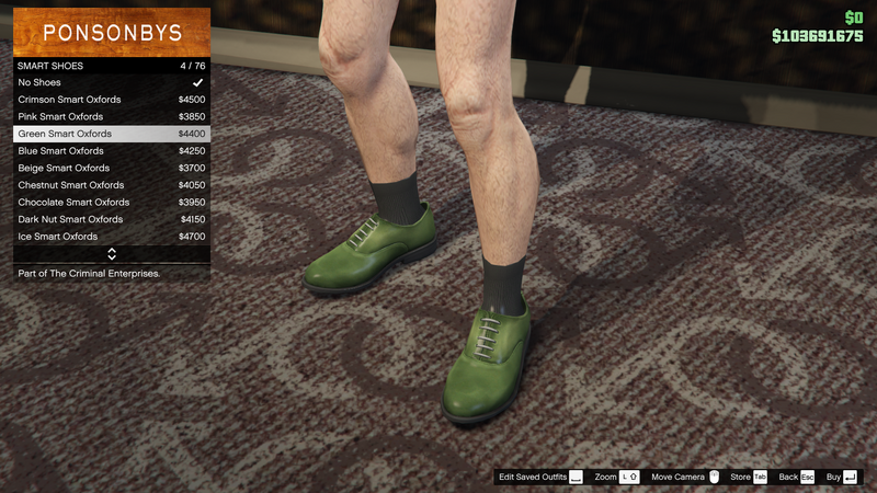 파일:TheCriminalEnterprises-GTAOe-MaleShoes-SmartShoes3-GreenSmartOxfords.png