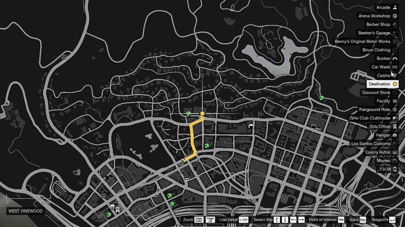 파일:NightclubManagement-GTAOe-DeliverVIP-DropoffLocation-EclipseMedicalTower-Map.png
