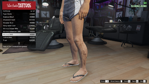 TheCriminalEnterprises-GTAOe-MaleTattoos-LeftLeg8-MinimalSMG.png