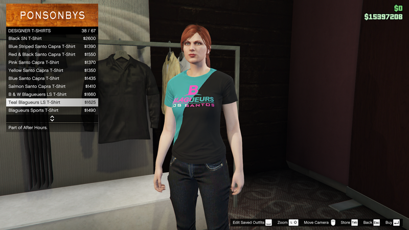 파일:AfterHours-GTAO-FemaleTops-DesignerTShirts8-TealBlagueursLSTShirt.png