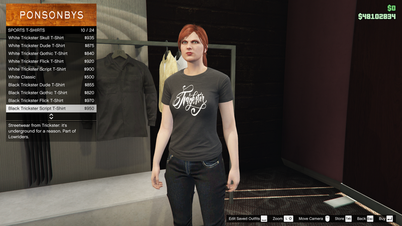 파일:Lowriders-GTAO-FemaleTops-SportsTShirts10-BlackTricksterScriptTShirt.png