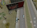 GTA CW의 Liberty Rock Radio 광고판.