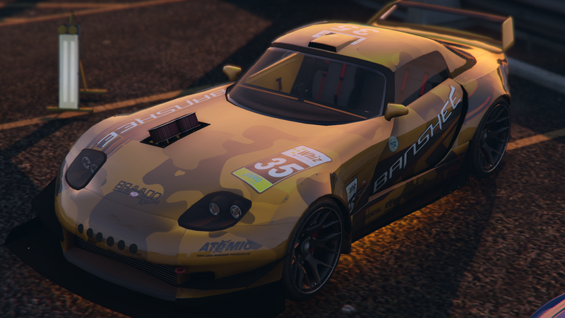 파일:BusinessBattle-CarMeet-GTAOe-Banshee900R-Gold-BravadoRacingDriftCamo-front.png