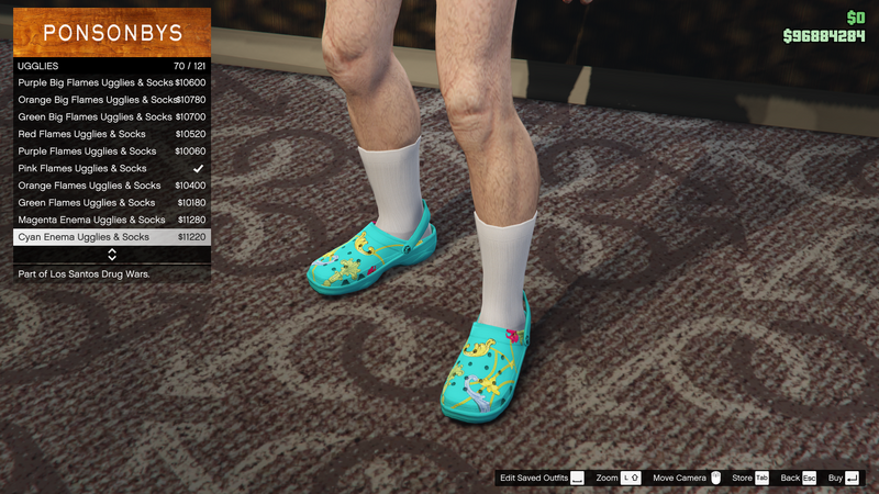 파일:LosSantosDrugWars-GTAOe-MaleShoes-Ugglies69-CyanEnemaUgglies&Socks.png