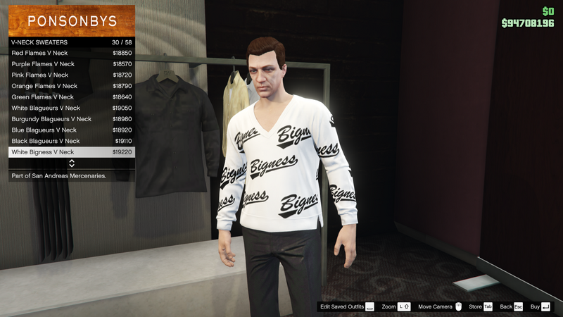 파일:SanAndreasMercenaries-GTAOe-MaleTops-VNeckSweaters29-WhiteBignessVNeck.png