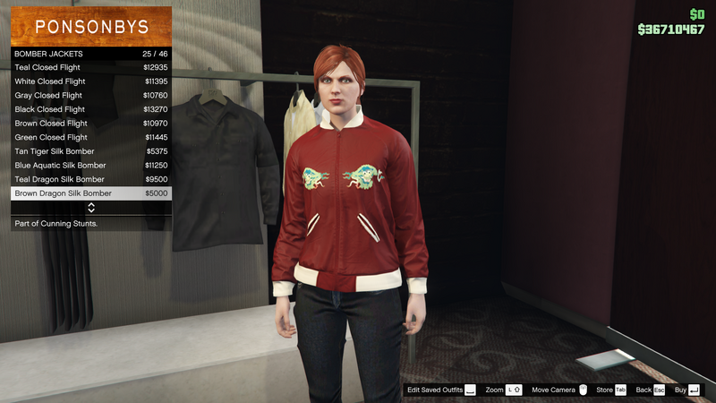 파일:CunningStunts-GTAO-FemaleTops-BomberJackets4-BrownDragonSilkBomber.png