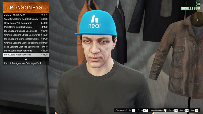파일:AgentsofSabotage-GTAOe-MaleHats-AnimalPrintCaps12-BlueZebraHeatForwards.png